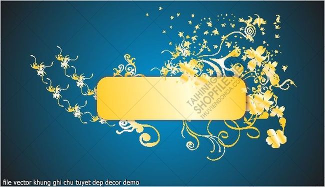 file vector khung ghi chu tuyet dep decor 